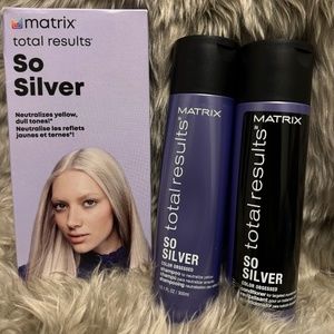 MATRIX TOTAL RESULTS - So Silver - Duo 10.1oz (Shampoo and Conditioner)